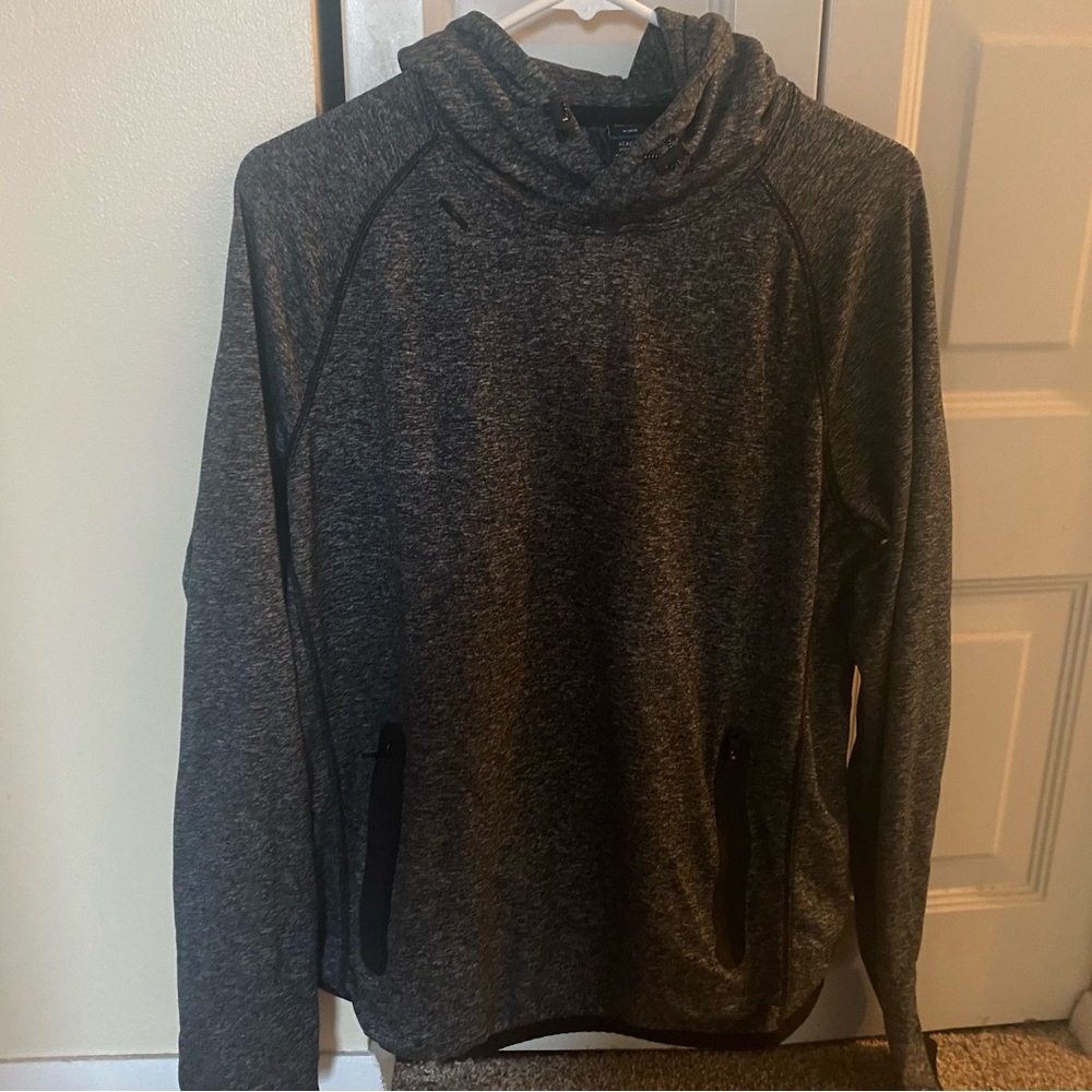 AMERICAN EAGLE OUTFITTERS AE ACTIVE Extreme Flex Men Hoodie, Dark Grey, Medium